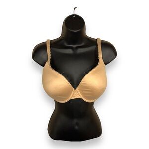 32DDD VICTORIAS SECRET BEIGE BRA UNDERWIRE LINED PERFECT COVERAGE